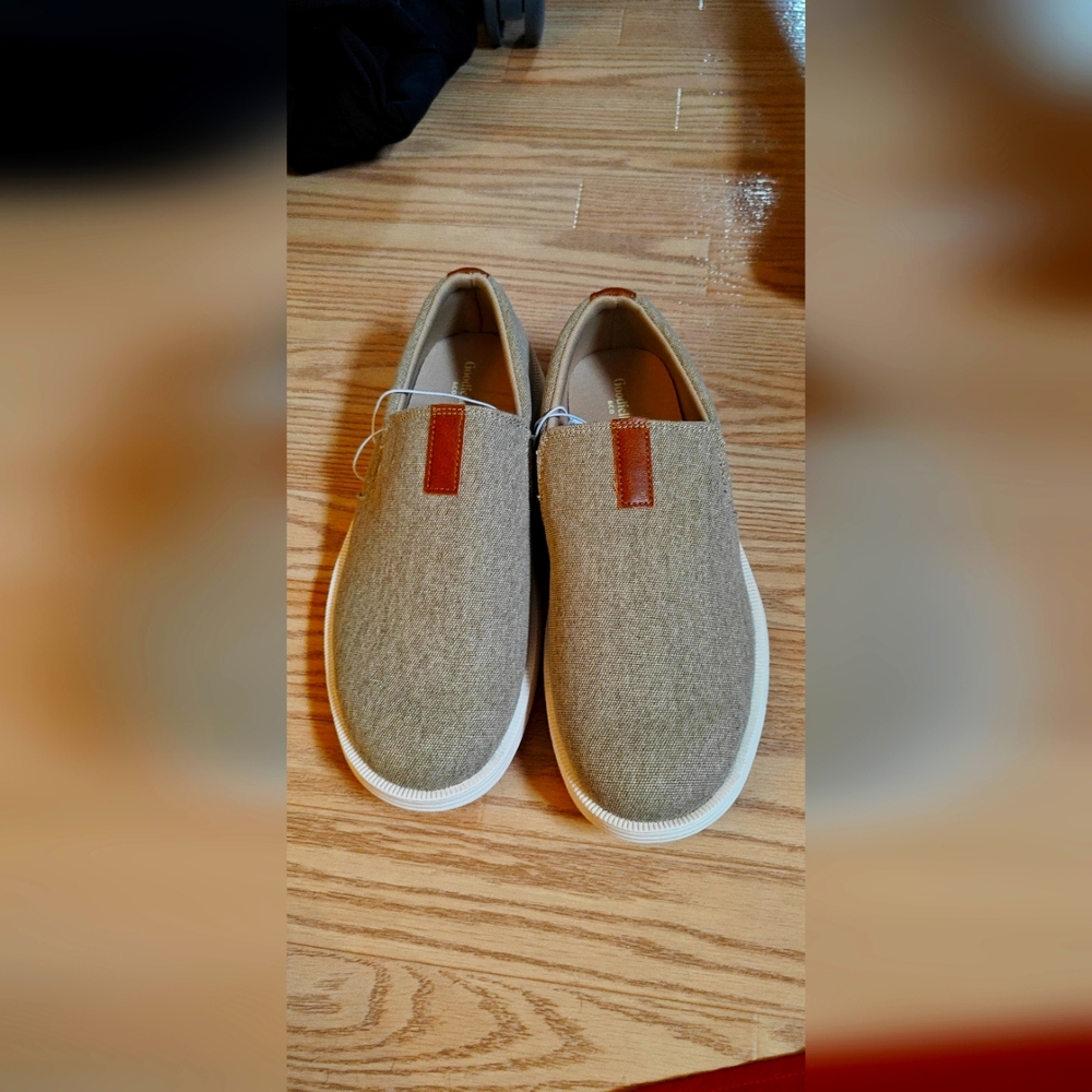 Men's Tan Slip-On Shoes